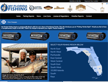 Tablet Screenshot of myfloridafishing.com